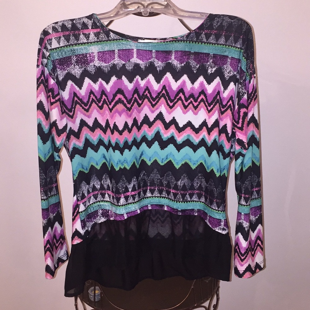 Girls size 16 Blink multi color top